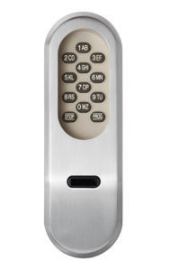 Fernbedienung mit Tasten für verschiedene Mobilfunknetzwerke und Funktionen, modernes Design.