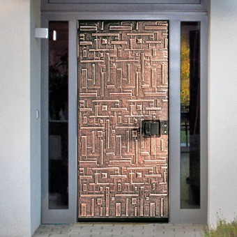 Türstürz mit modernem geometrischem Design, Sicherheit und Stil für Ihr Zuhause.