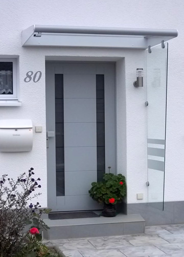 Vordach Wings | Biffar - Für ein sicheres Zuhause