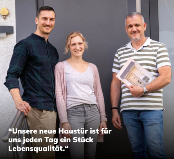 Hochwertige Haustürinstallation für mehr Sicherheit und Lebensqualität in Ihrem Zuhause.