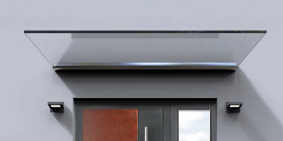 Hochwertige moderne Haustür mit LED-Beleuchtung und eleganter Gestaltung.