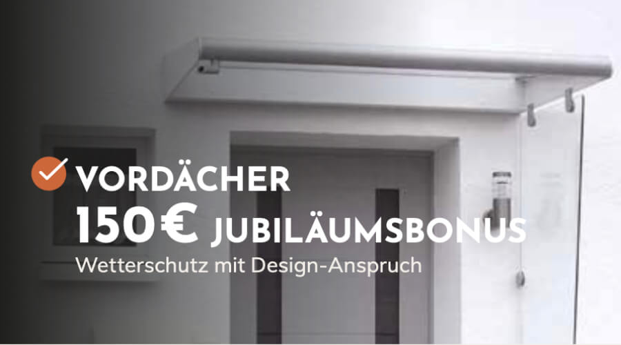 Hochwertiger Wetterschutz mit modernem Design für den Balkon oder die Terrasse.