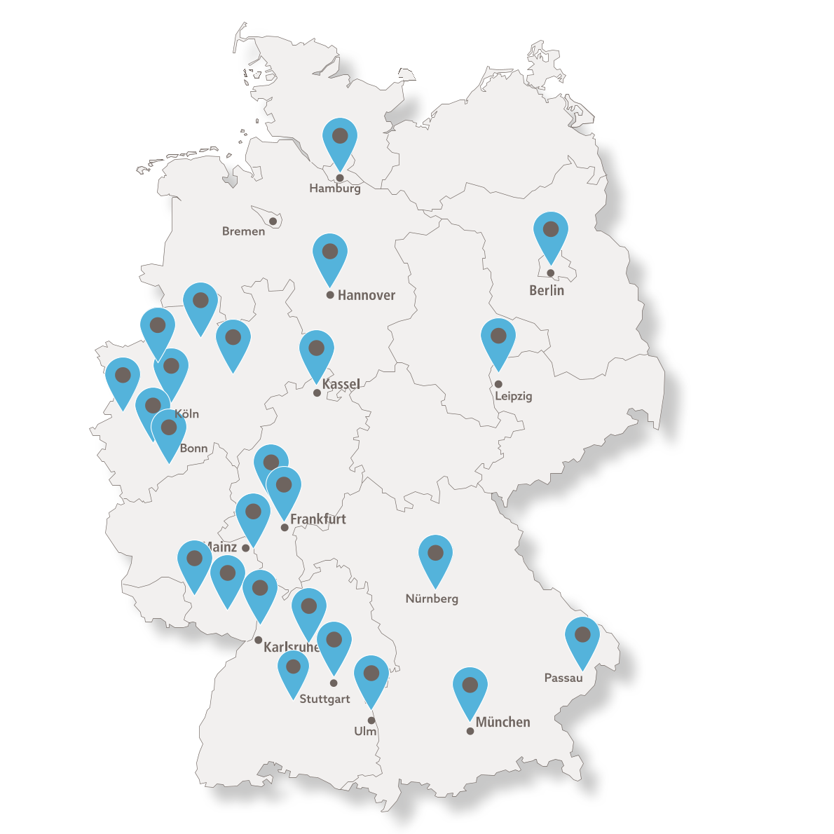 Innovative Webentwicklung und Digitalisierung in Deutschland – Biffar, Kanzleistungen in Top-Standorten.