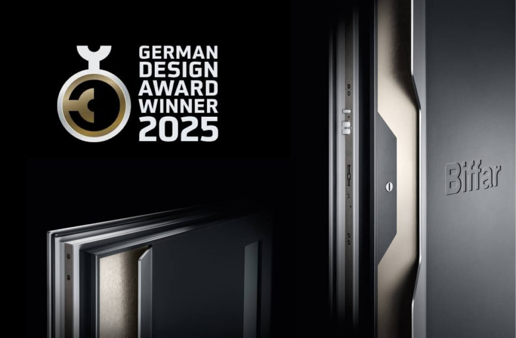Innovatives Design-Award 2025 für Biffar: Hochwertige Fenstertechnik mit modernem Aluminium.
