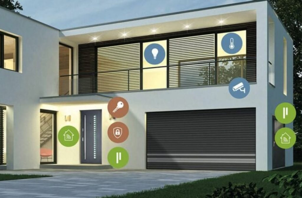 Türüberwachungssystem mit Smart-Home-Integration.
