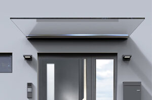 Moderne Eingangstür mit stilvollem Design und Sicherheitsmerkmalen, Biffar.