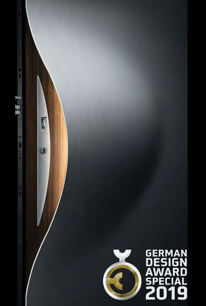 Hochwertige moderne Türgestaltung, Design Award 2019, innovative Haustürdesign.